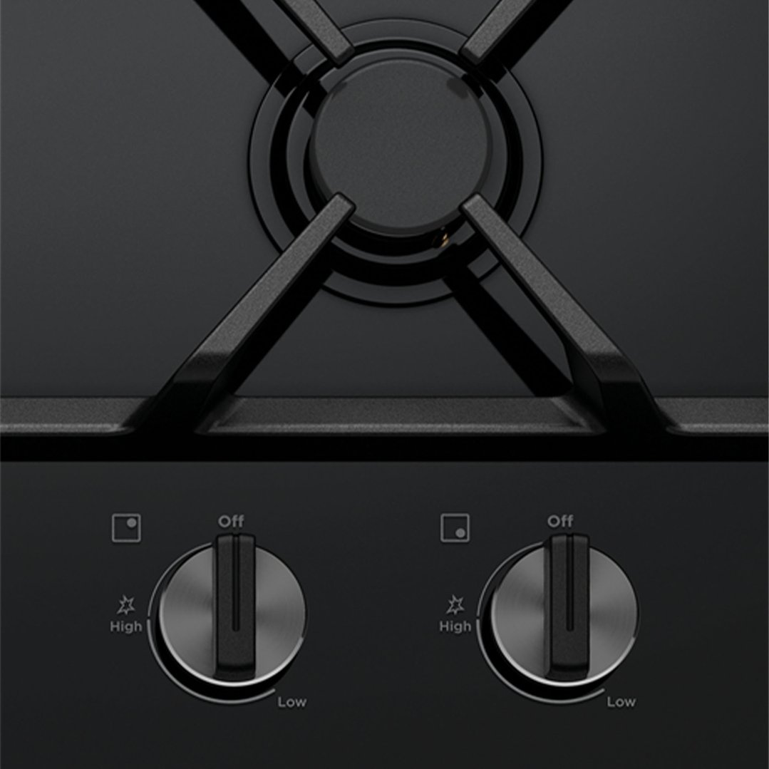 Westinghouse 60cm 3 Burner Black Ceramic Glass Gas Cooktop WHG639BD