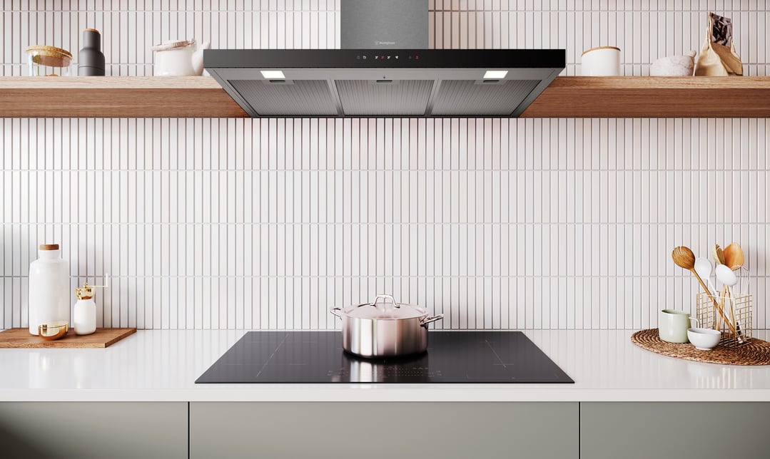 Westinghouse 90cm Canopy Rangehood Dark Stainless Steel WRC924DSD