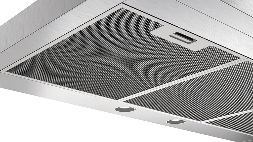 Bosch Series 2, 90cm Wall-Mounted Canopy Rangehood, Stainless Steel DWB95BC50A
