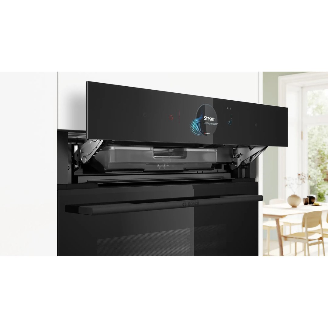 Bosch 60cm Accent Line Multifunction Pyrolytic oven with added steam - TFT Touch display Pro. HRG978NB1A