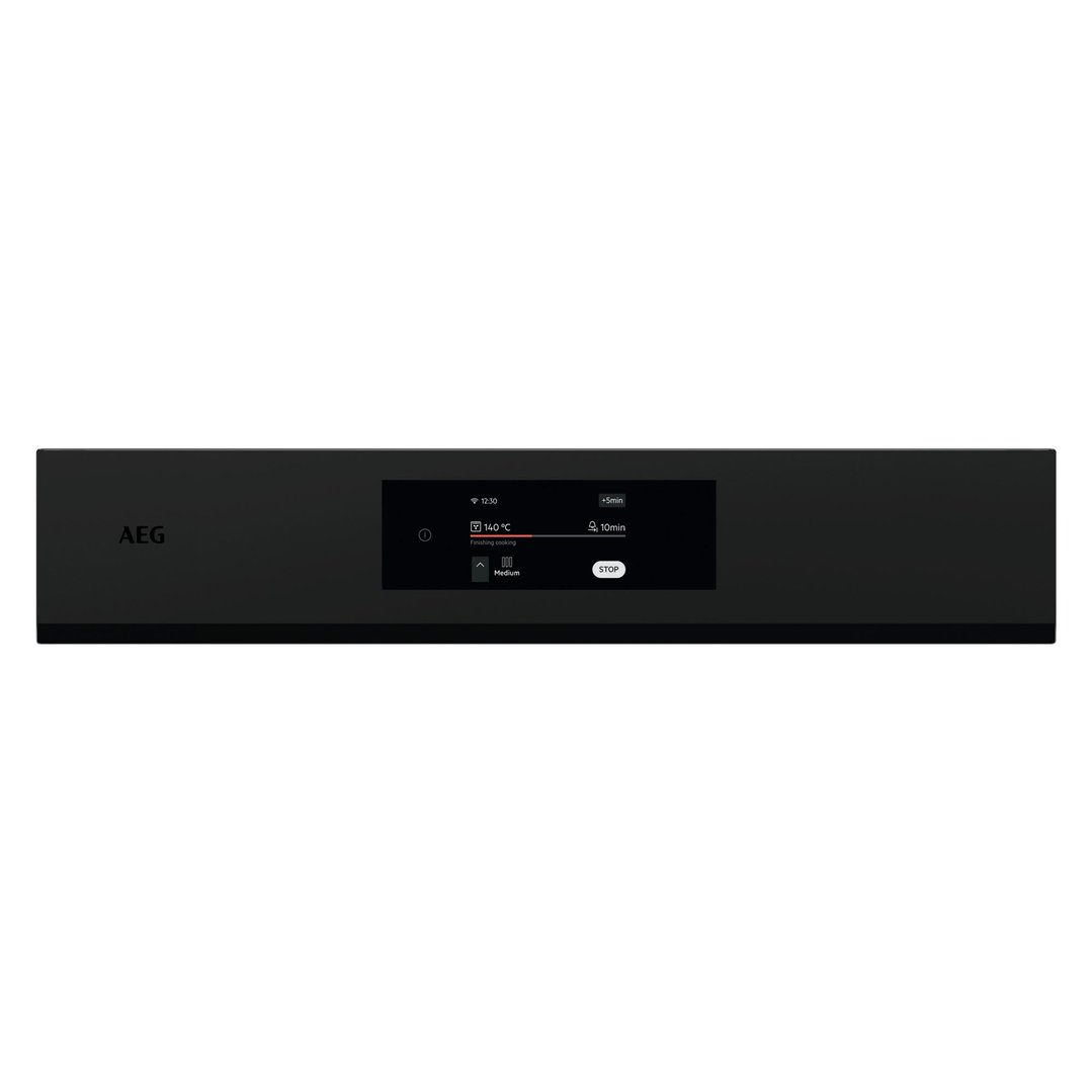 AEG 45cm COMBIQUICK® Matte Black Microwave Oven NKK8A701T