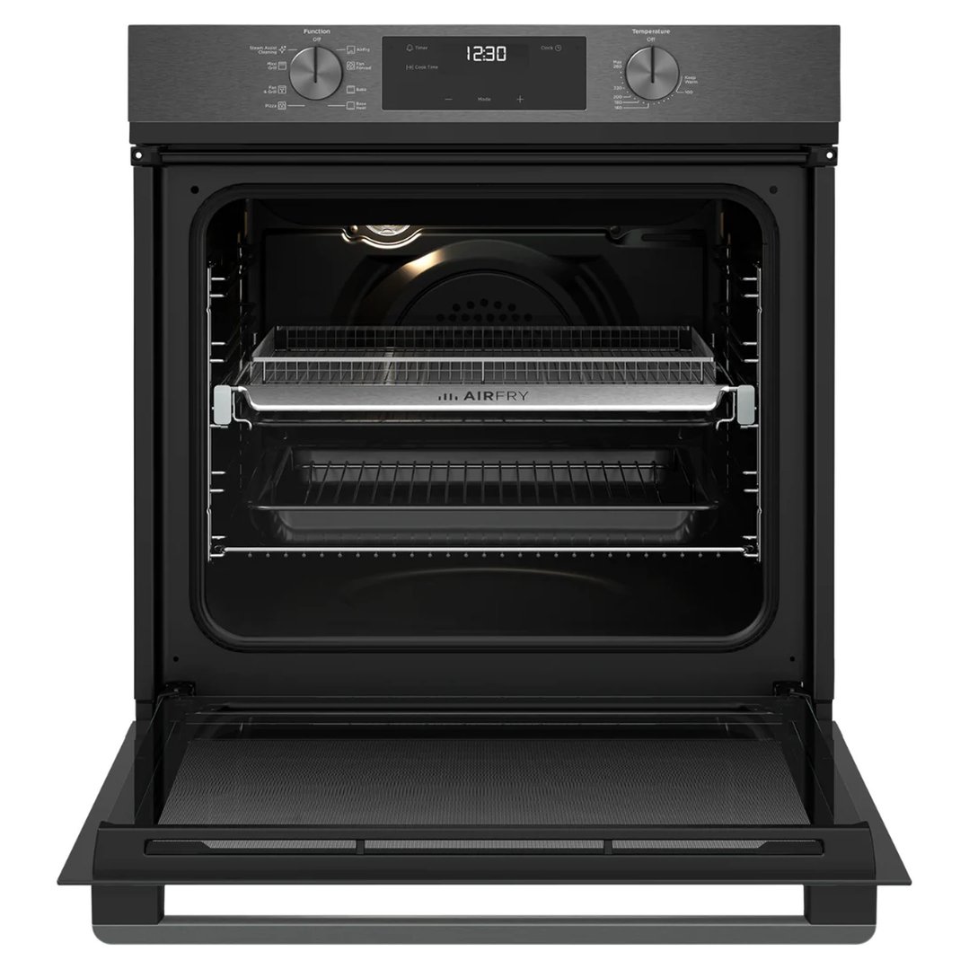 Westinghouse 60cm Multi-function 8 Oven with Air Fry - Dark Stainless Steel WVE6516DD