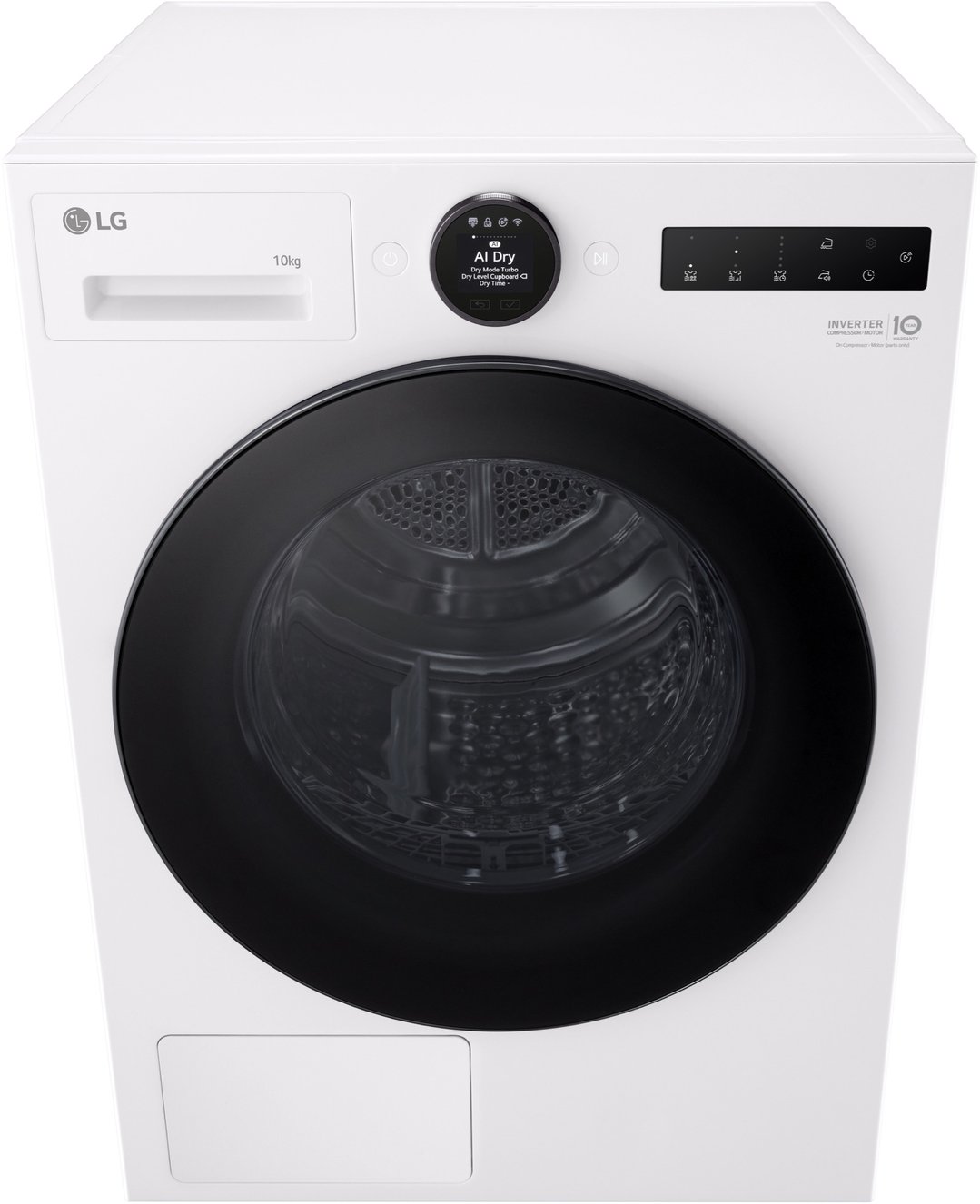 LG 10kg Series 9 Heat Pump Dryer - 9 Star - Essence White DXH9-10W