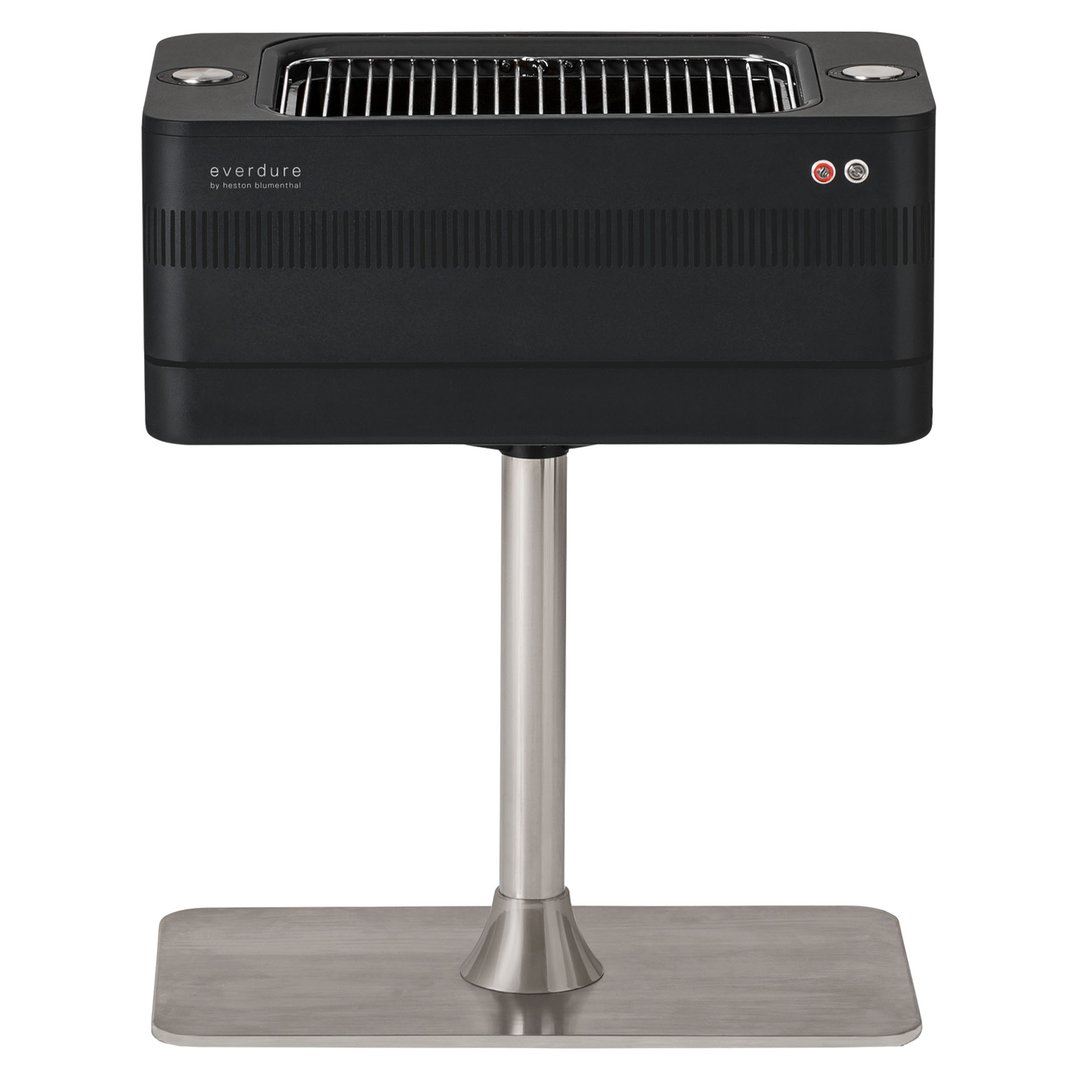 Everdure FUSION™ Electric Ignition Charcoal Barbeque with Pedestal (Black) HBCE1BSB