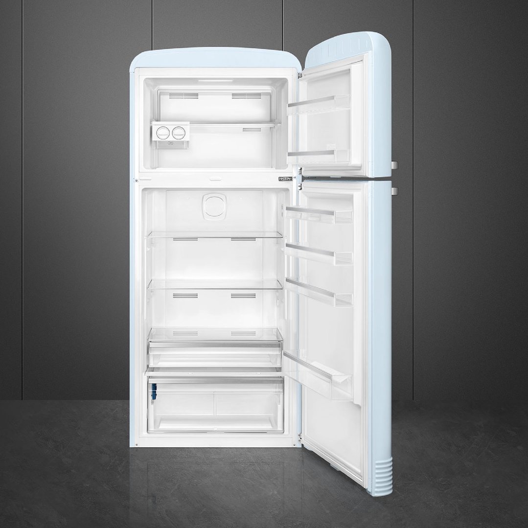 Smeg FAB 50 50’S Style Retro Refrigerator, Right Hand - Pastel Blue FAB50RPB5AU