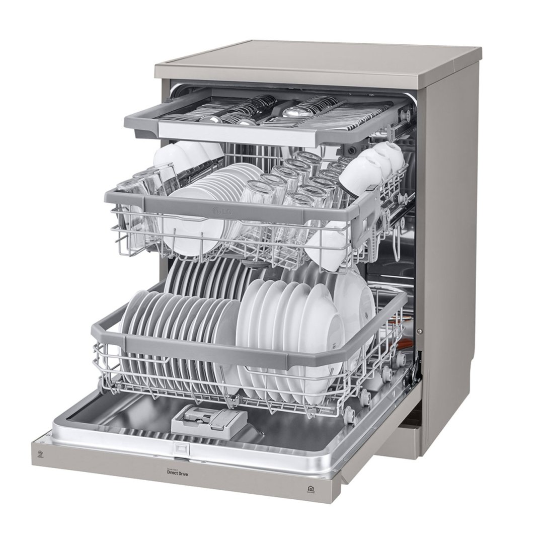 LG Quadwash® Dishwasher Platinum Steel XD4B15PS