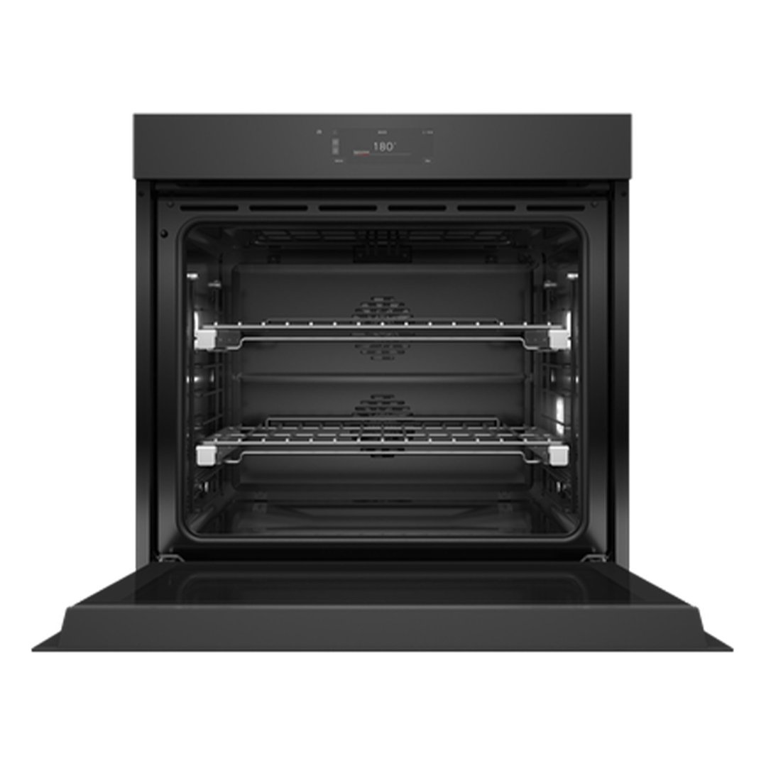 Fisher & Paykel 76cm Series 11, Minimal Handleless Pyrolytic Steam Assist Oven, Grey Glass OB76SMPSUNG3