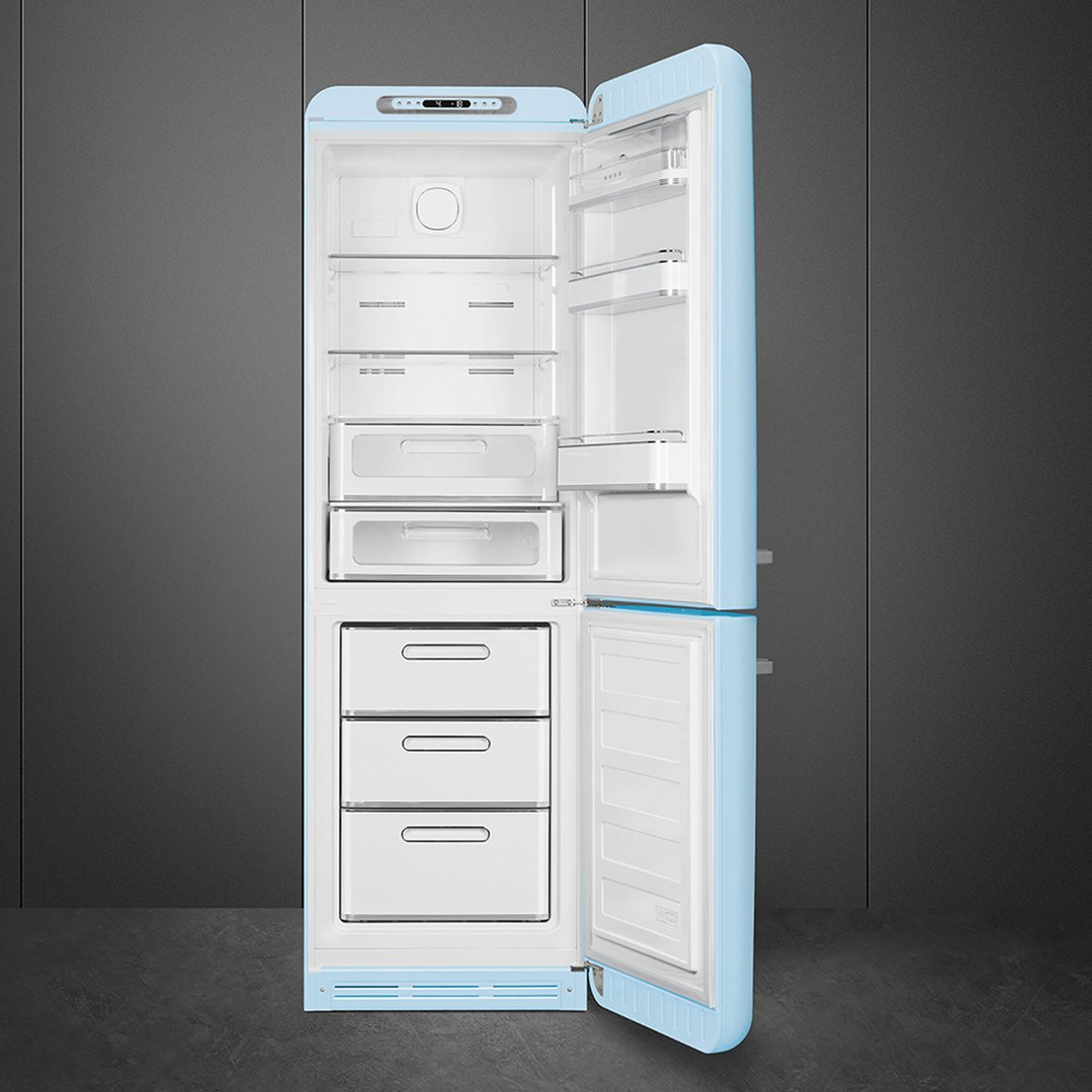 Smeg FAB 32 50’S Style Retro Refrigerator, Right Hand - Pastel Blue FAB32RPB5AU