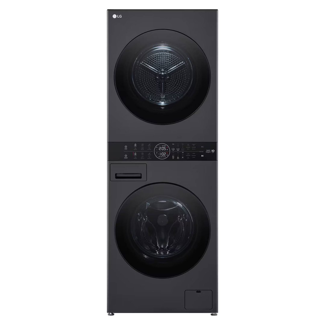 LG 12/10kg WashTower™ Stacked Washer Dryer - Black WWT-1210BX