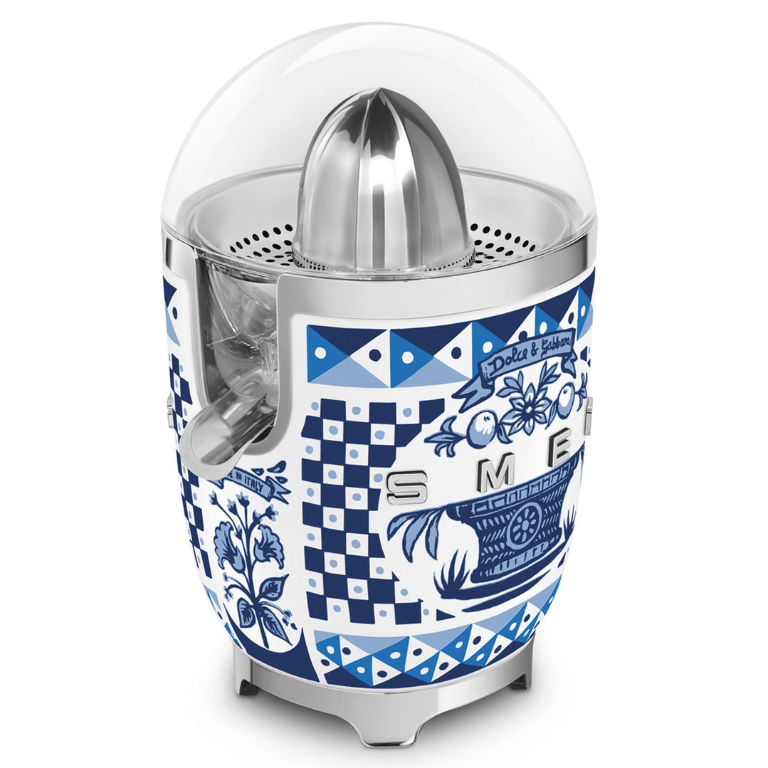 Smeg 50's Style Dolce & Gabbana Citrus Juicer - Blue Mediterraneo CJF01DGBAU