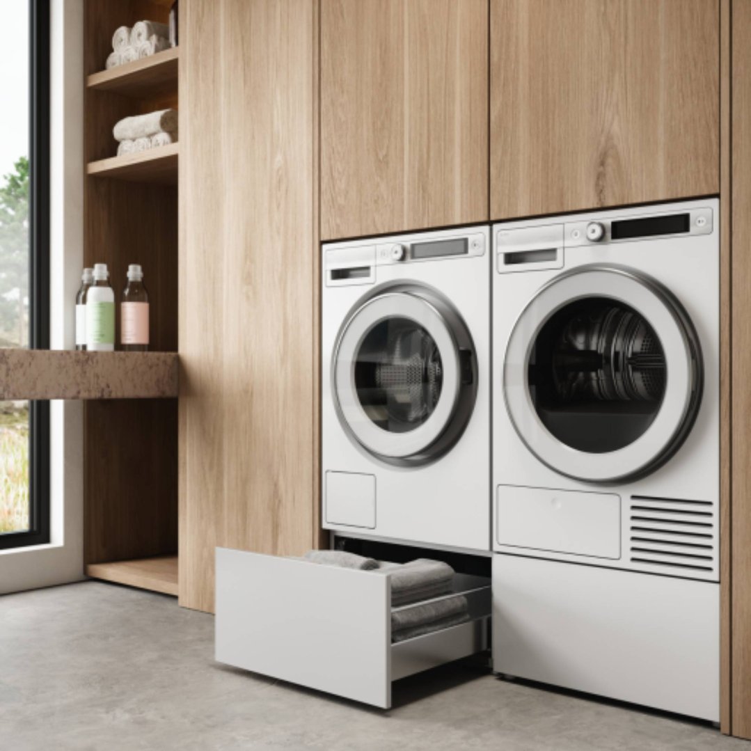 Asko Pull-out Drawer for Laundry White HP320W