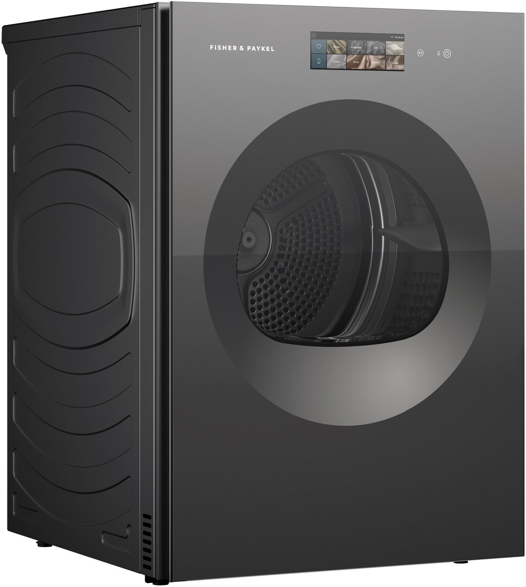 Fisher & Paykel 10kg Series 11, Minimal Heat Pump Dryer, Woolmark Blue, Grey Glass DH1060YZB5