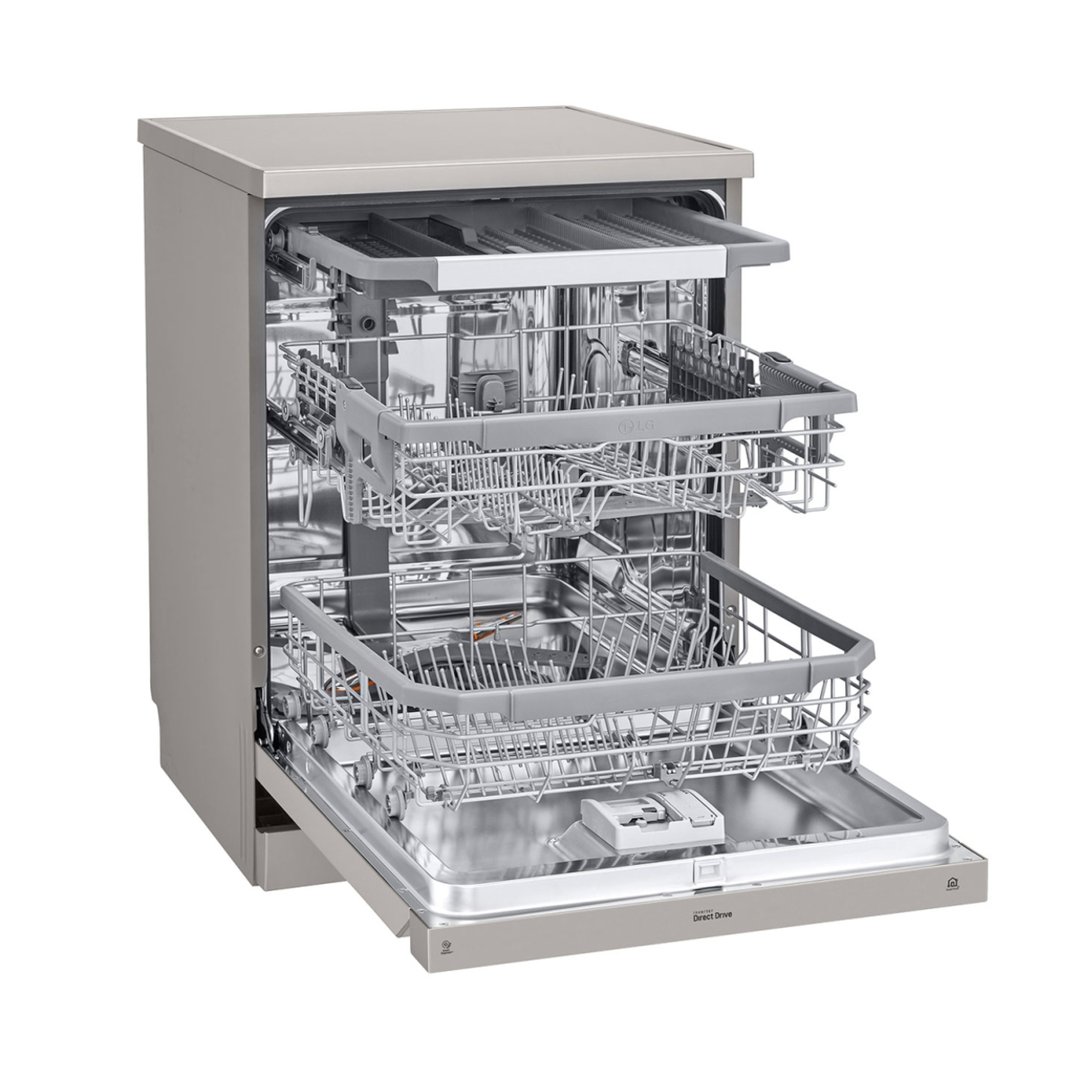 LG Quadwash® Dishwasher Platinum Steel XD4B15PS