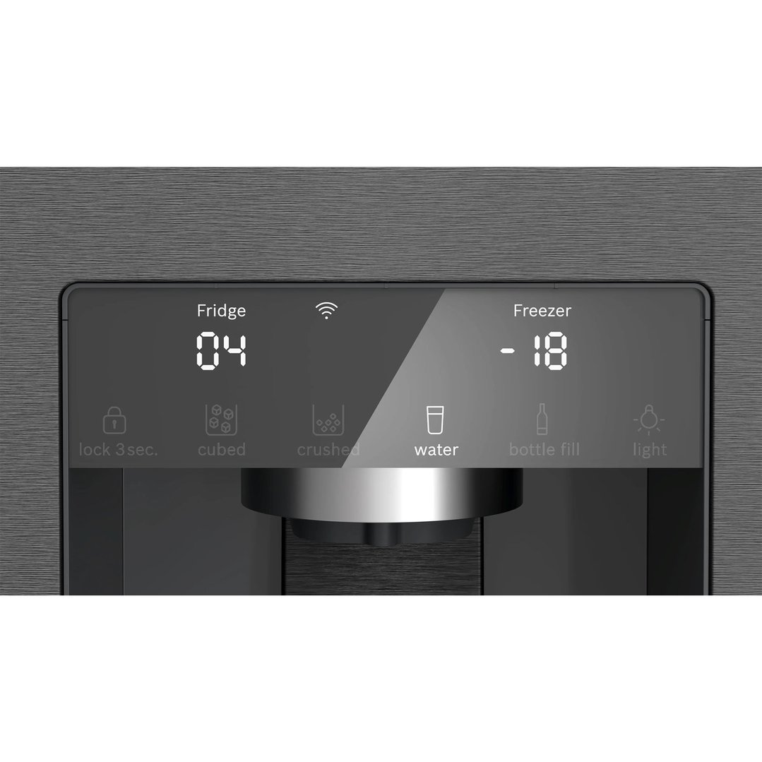 Bosch Series 6 Multi Door Fridge Freezer Brushed Black Steel KFD96AXEAA