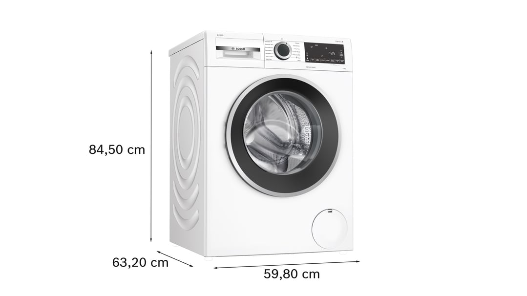 Bosch 9kg Series 6 Front Loader Washing Machine White WGG244F0AU