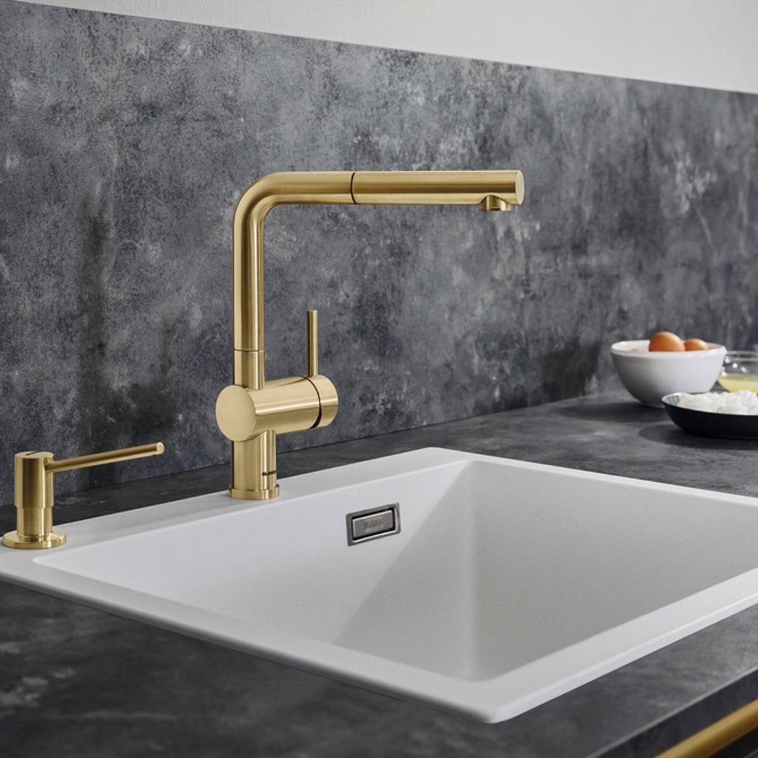 Blanco Linus-S Satin Gold Tap LINUSSGLD