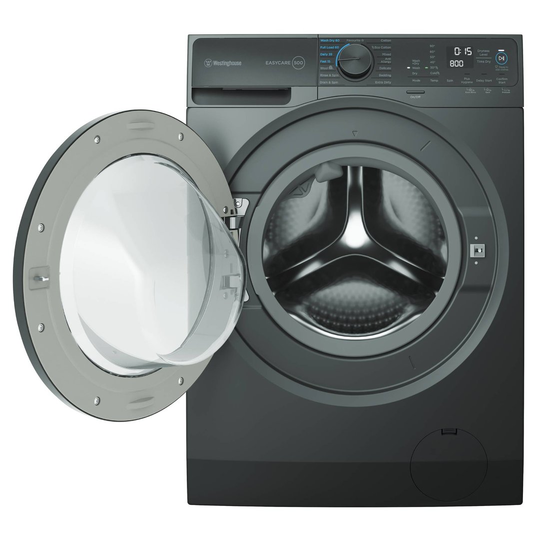 Westinghouse 9kg Front Load Washing Machine with 5kg Dryer Dark Onyx WWW9024M5SAS