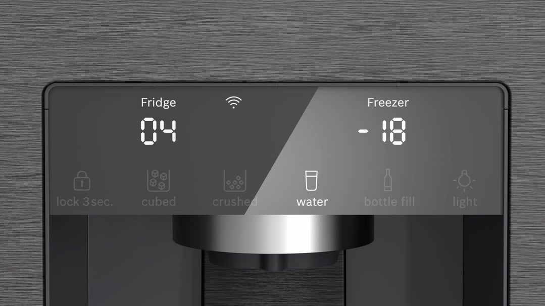 Bosch Series 6 Multi Door Fridge Freezer Brushed Black Steel KFD96AXEAA
