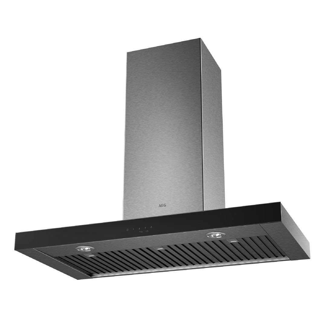 AEG 90cm Canopy Rangehood - Dark Stainless DBE7980HB