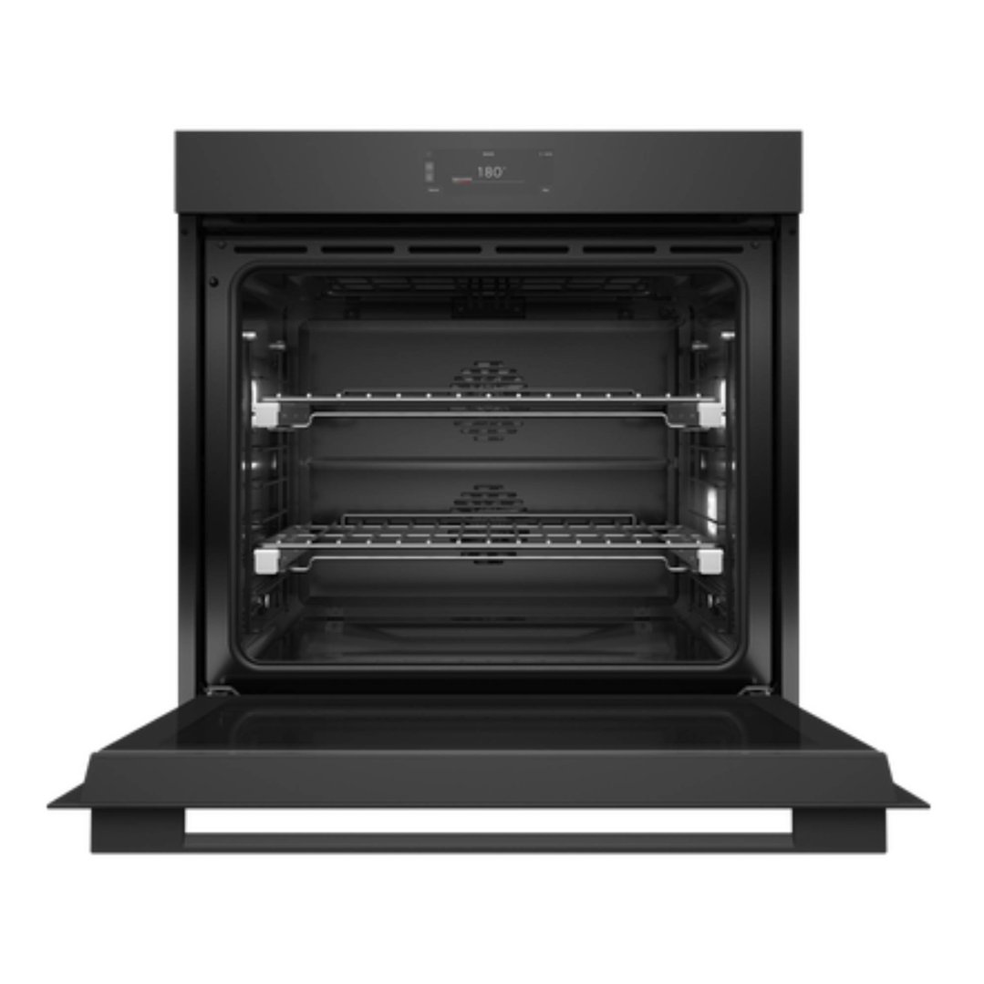Fisher & Paykel 76cm Series 9, Minimal Pyrolytic Oven, Black Glass OB76SMPUB3
