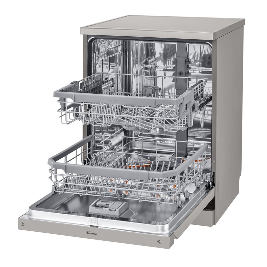 LG XD Series Quadwash Dishwasher Platinum Steel XD4B24PS