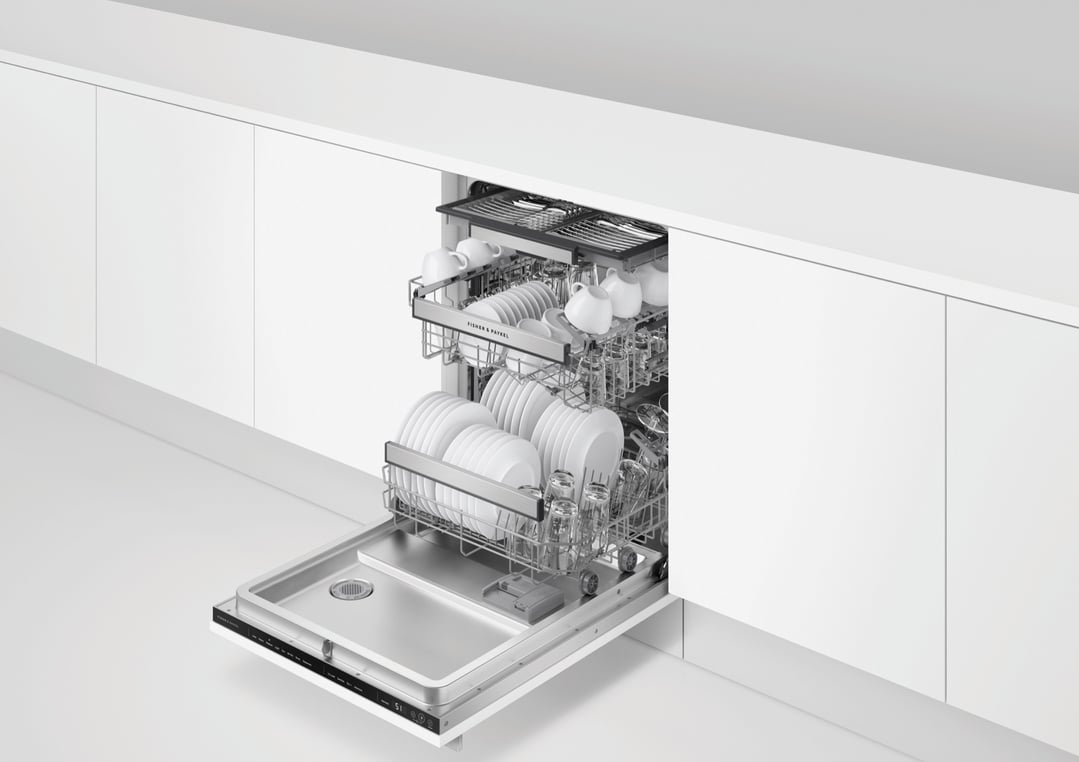 Fisher & Paykel Series 9 Integrated Dishwasher, Tall, Sanitise DW60UT4I2