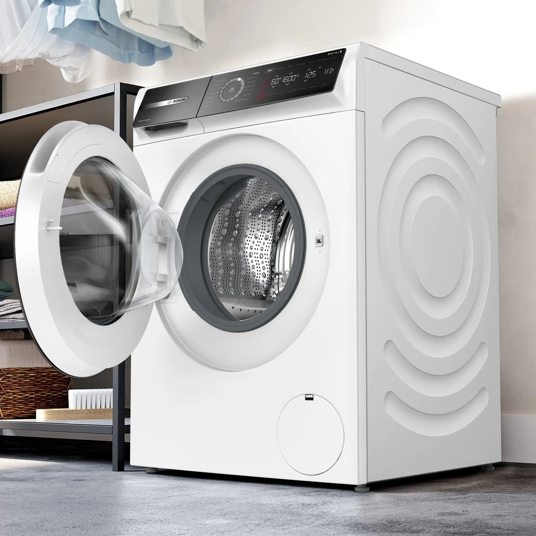 Bosch 10kg Series 8 Front Loader Washing Machine White WGB25601AU