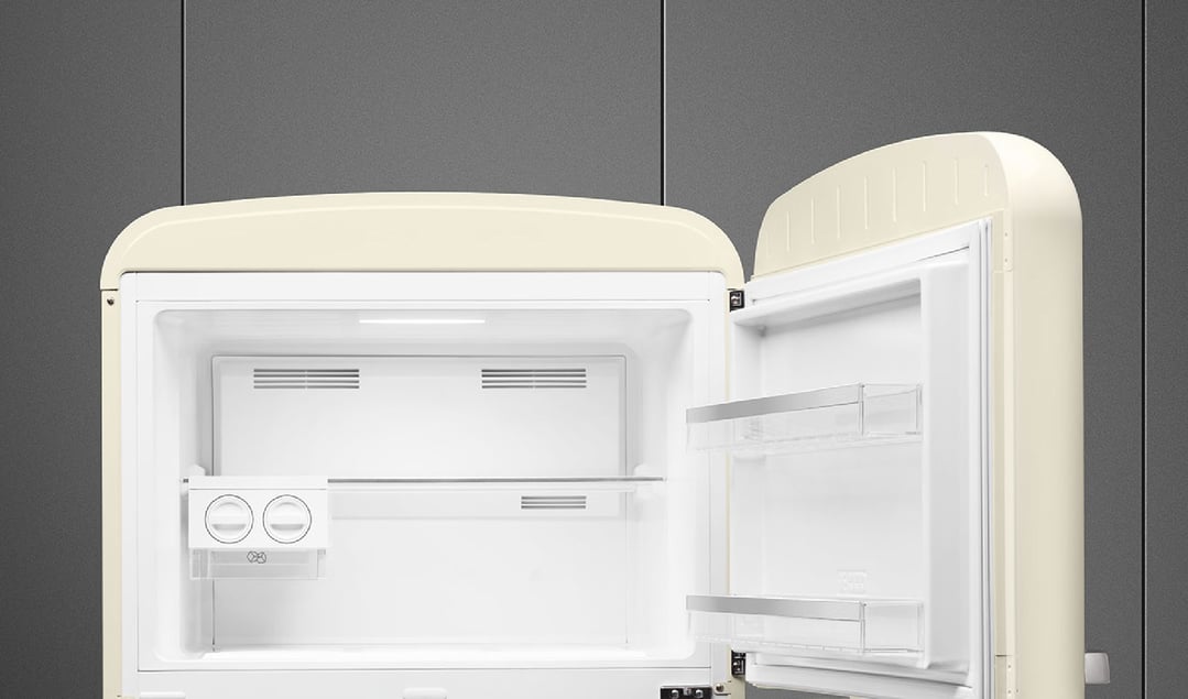 Smeg FAB 50 50’S Style Retro Refrigerator, Right Hand - Cream FAB50RCR5AU