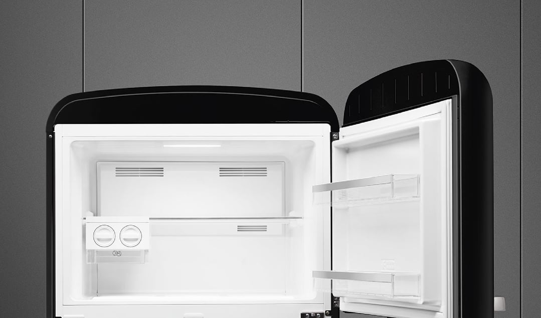Smeg FAB 50 50’S Style Retro Refrigerator, Right Hand - Black FAB50RBL5AU