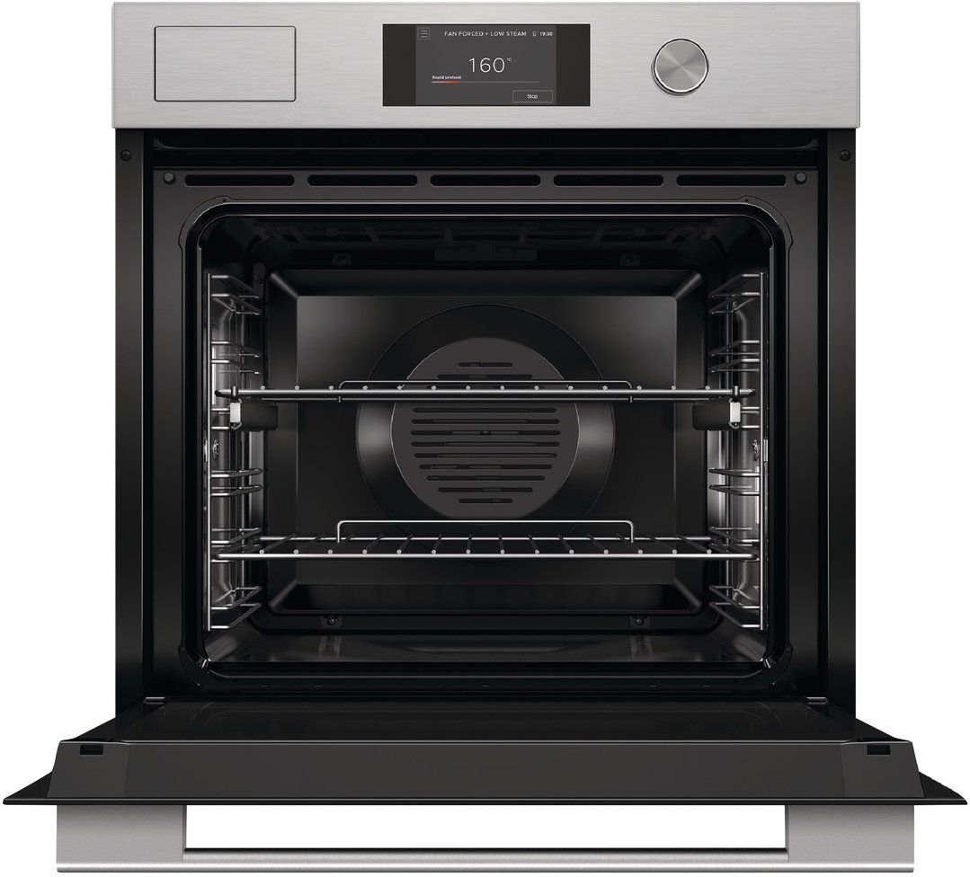 Fisher & Paykel 60cm Contemporary Combi-Steam Oven, Brushed Silver OS60SACVTDX5