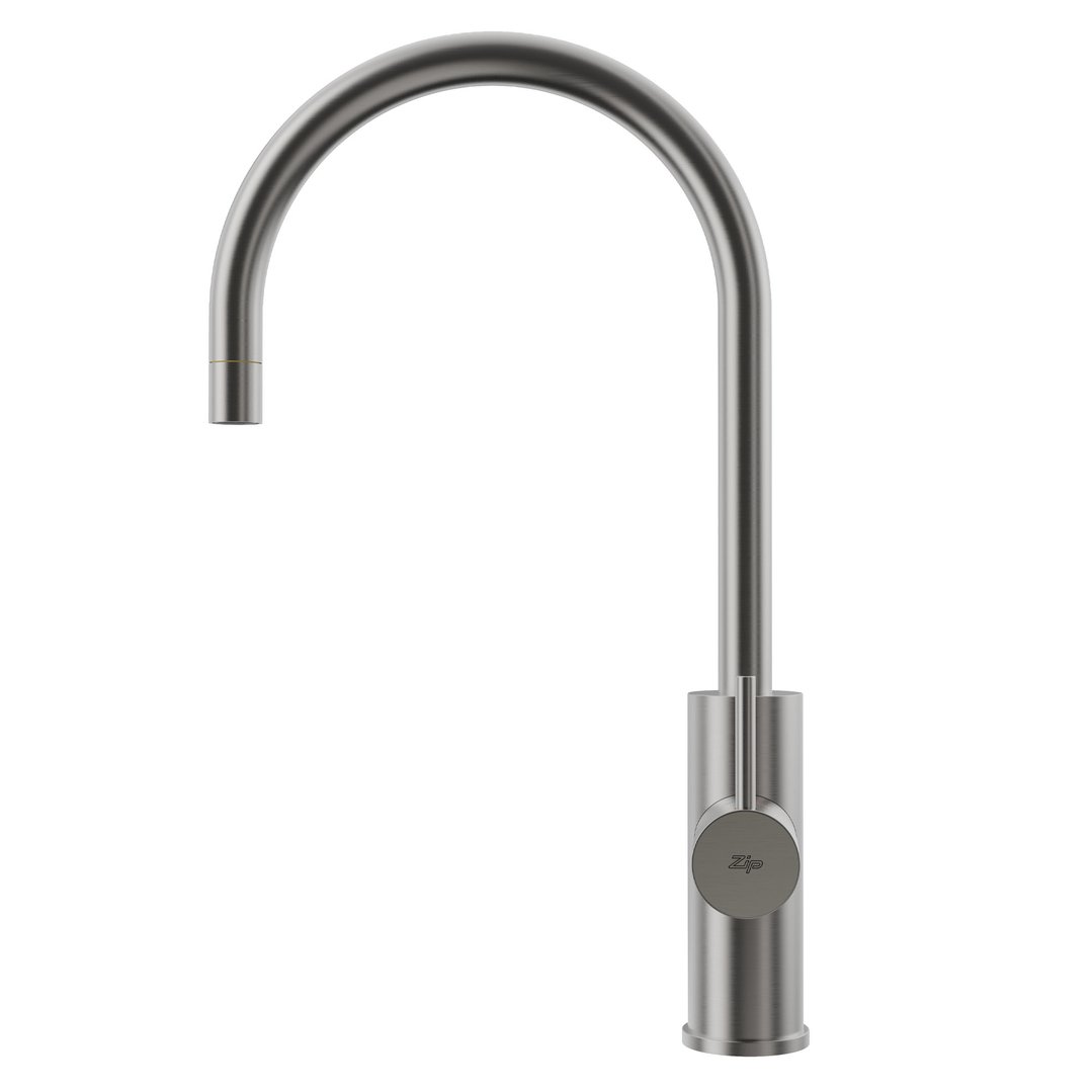 Zip Mixer Tap Mains CUBE Brushed Gunmetal 95804Z19