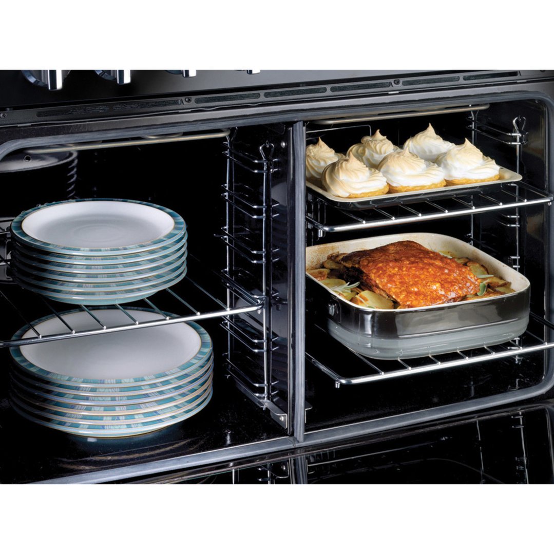 Falcon Professional+ FX 90cm Dual Fuel Upright Cooker -Black/Chrome PROP90FXDFGBCH
