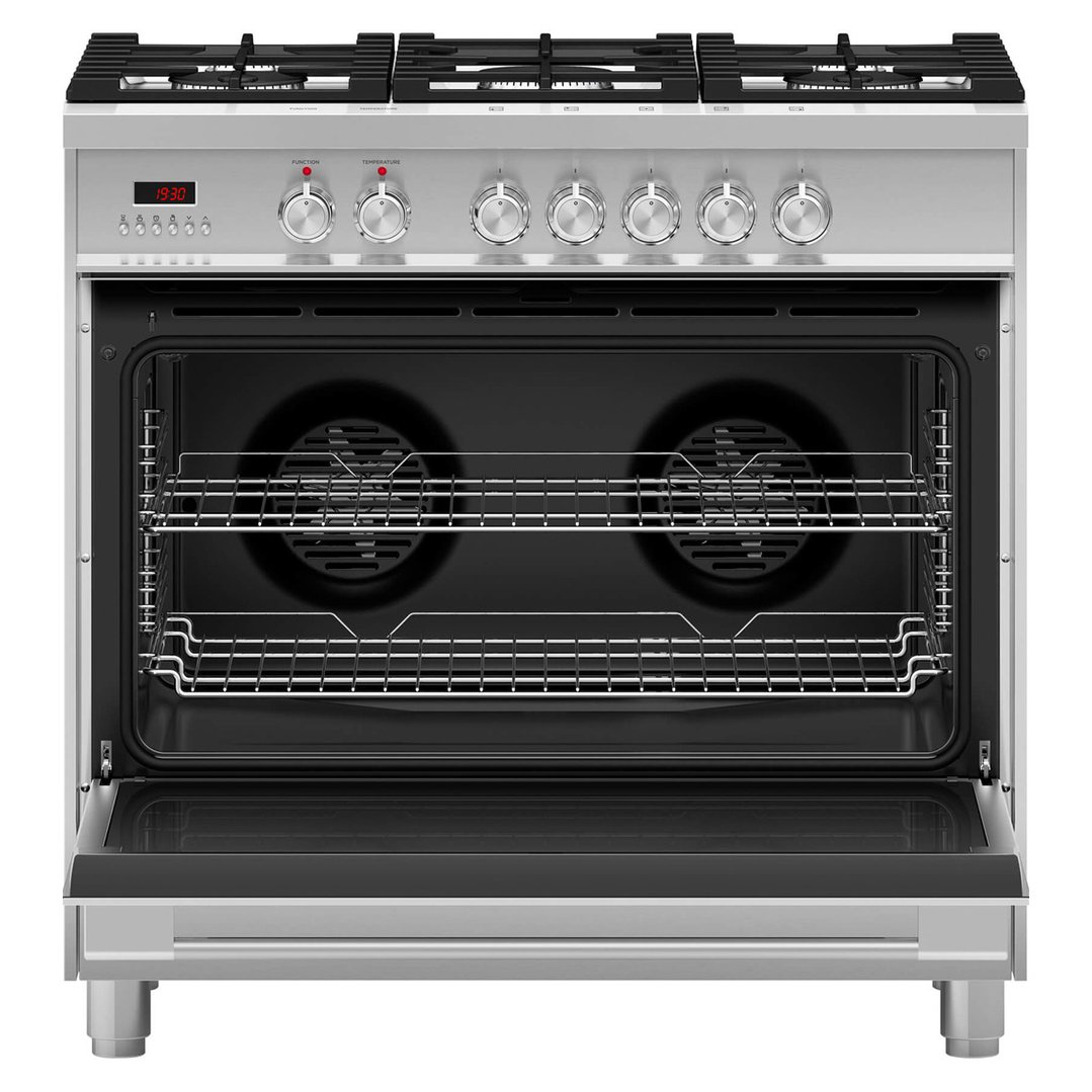 Fisher & Paykel 90cm Series 5 Classic 5 Burner Dual Fuel Cooker OR90SCG1X1