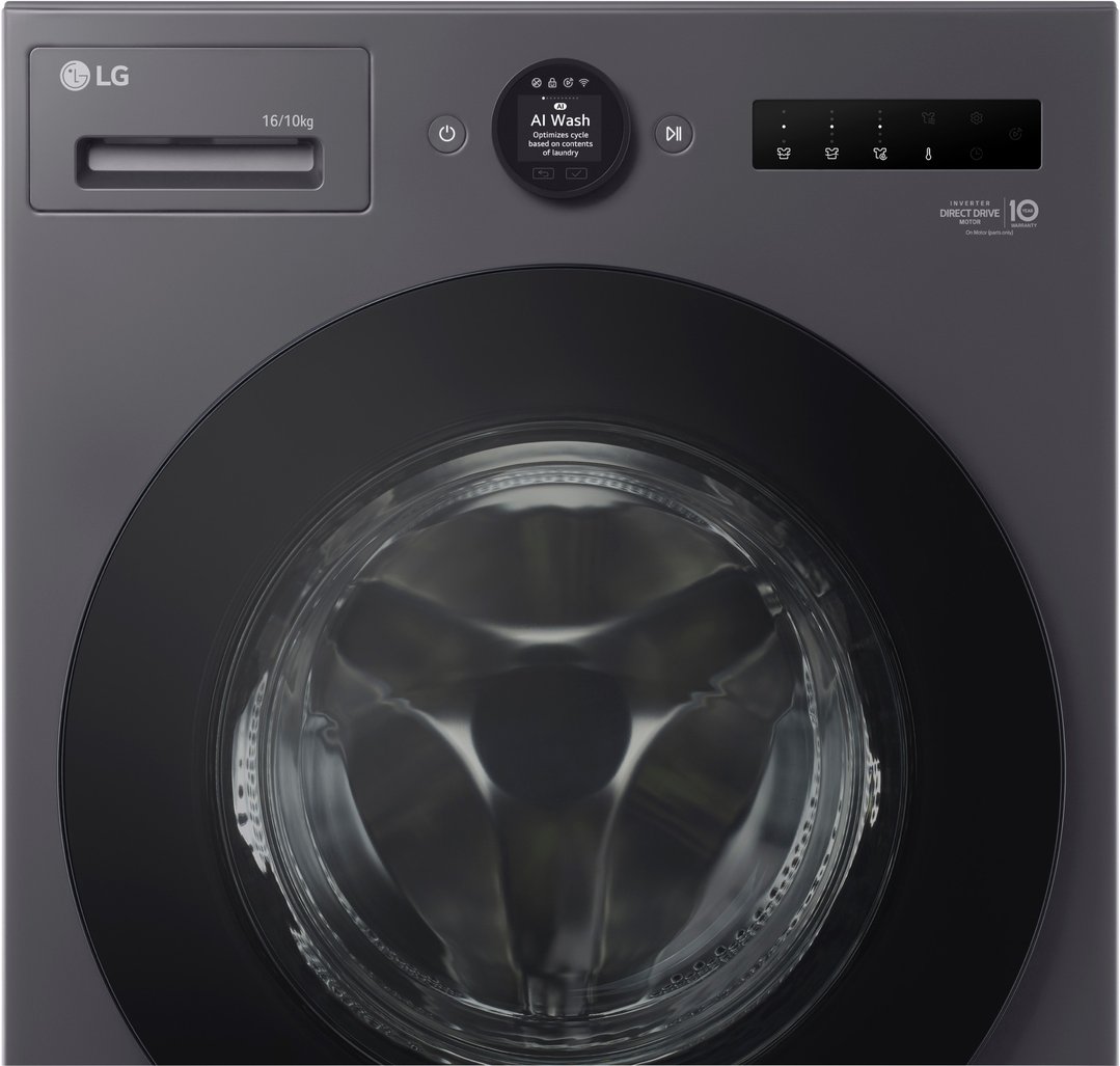 LG 16/10kg Series XL Front Load Washer Combo - Graphite Finish WXLC-1016GX