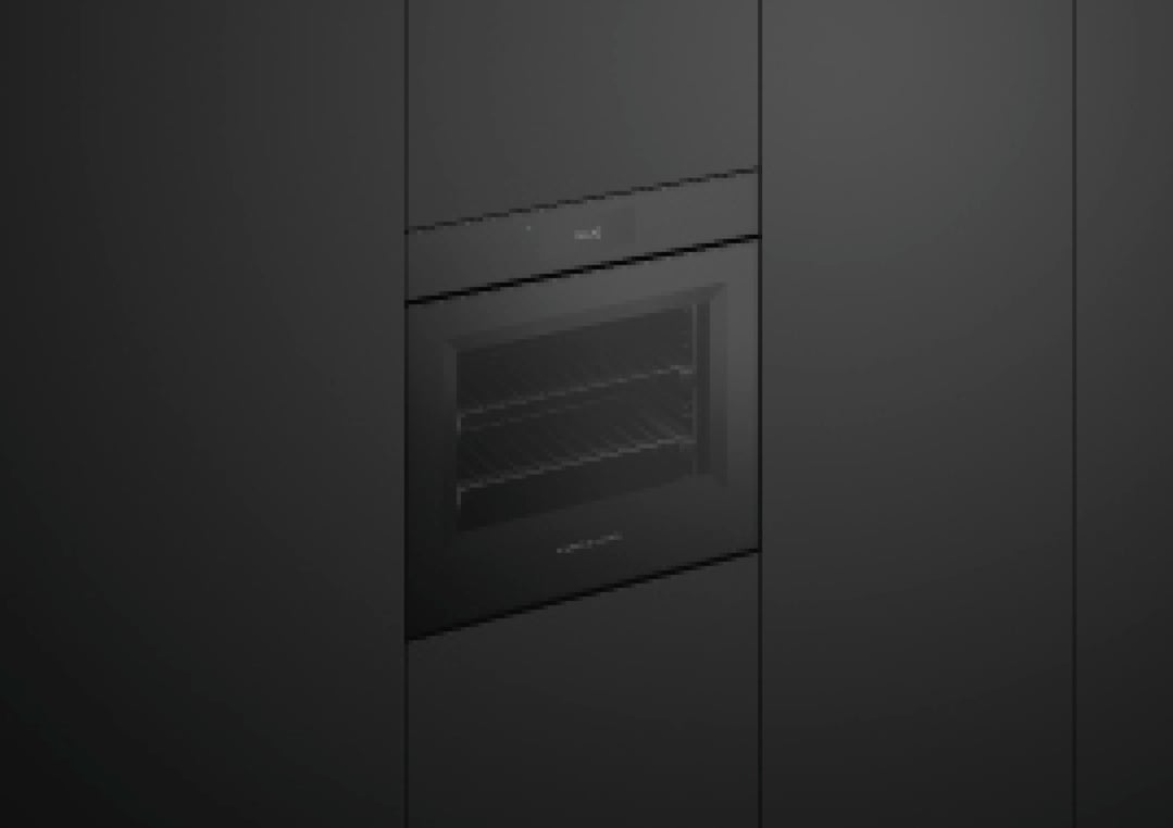 Fisher & Paykel 60cm Minimal Handleless Combi-Steam Oven, Black OS60SAMHUNB5
