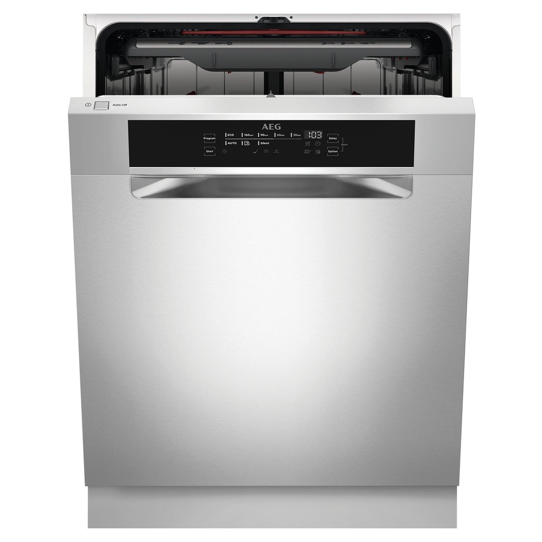 AEG 60cm Built-under Stainless Steel Dishwasher FFE73700PM