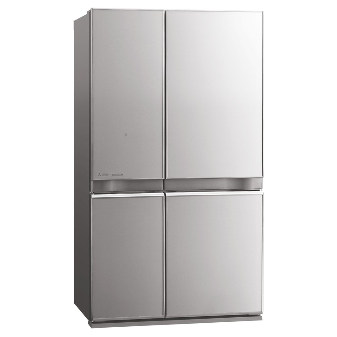 Mitsubishi Electric 580L L4 Glass Mini French Door – Argent Silver MRLA580ERGSL