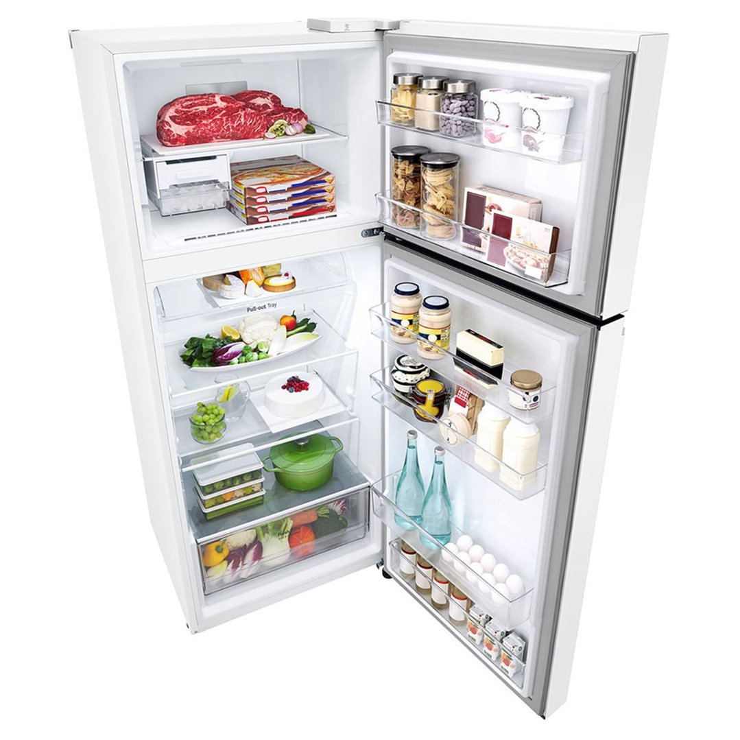 LG 375L Top Mount Fridge in White Finish GT-5W