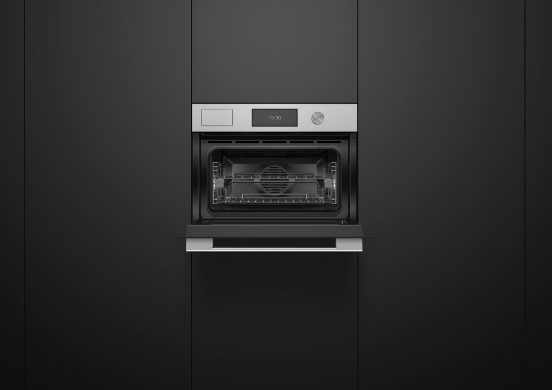 Fisher & Paykel 60cm Contemporary Compact Combi-Steam Oven, Brushed Silver OS60NACVUDX5