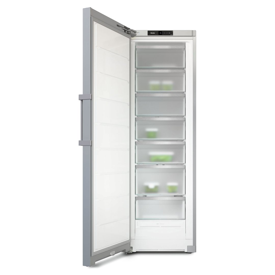 Miele 278L Freestanding Freezer with Wi-Fi Connectivity CleanSteel FNS4782