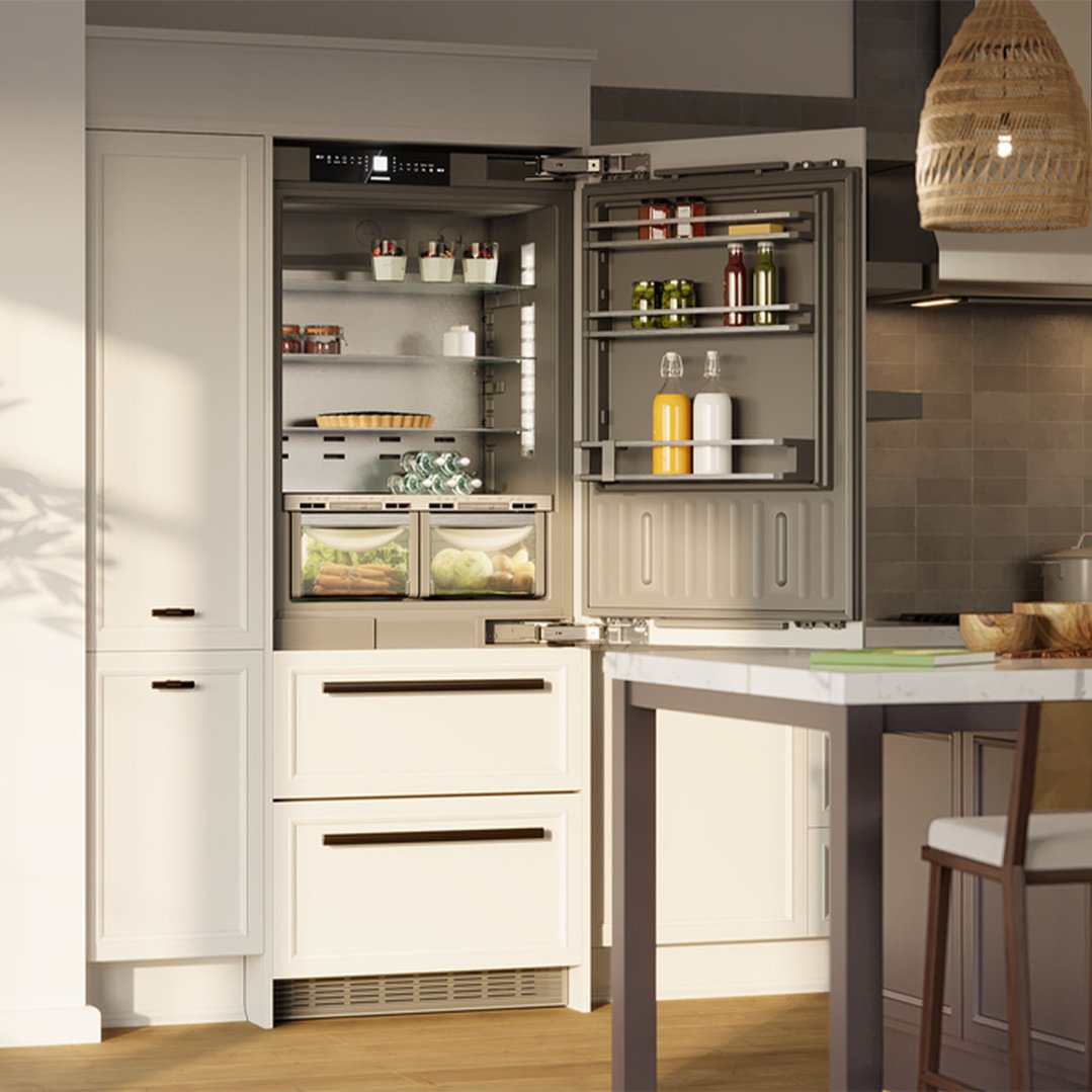 Liebherr 402L Bottom Mount Integrated Fridge Right Hinged ECBN7870RHH
