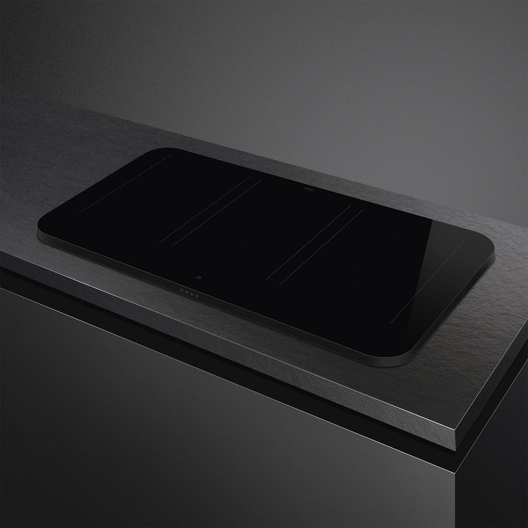 Smeg 90cm Isola Alta Induction Cooktop with Autovent 2.0 - Matte Black SISL7964MB