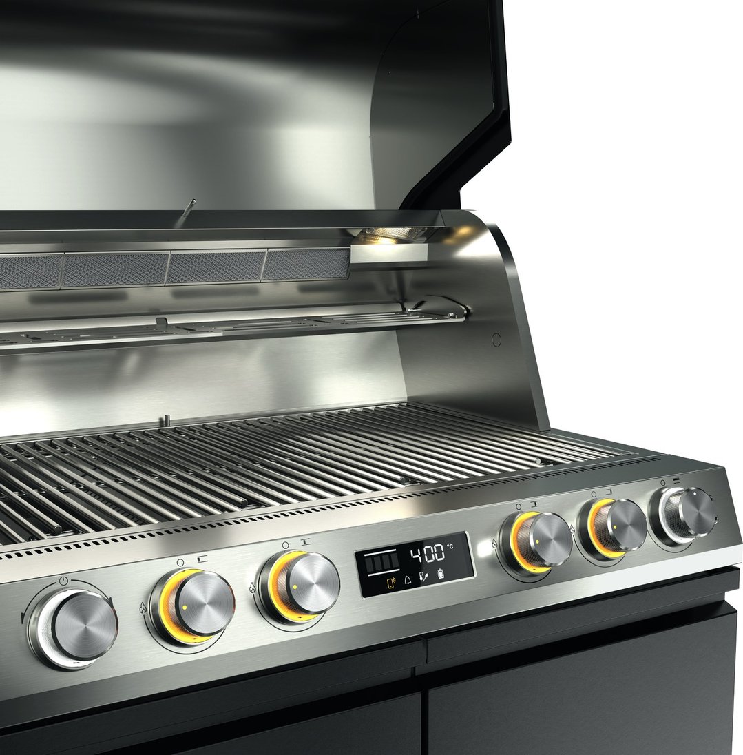 Miele Fire Pro L 4-Burner Outdoor BBQ with Drawers 13151200