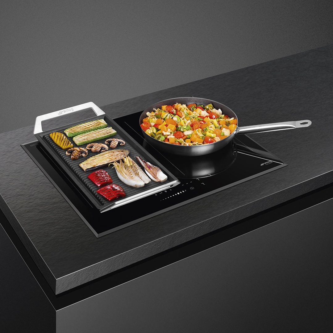 Smeg 60cm Black Induction Hob SAI3644B