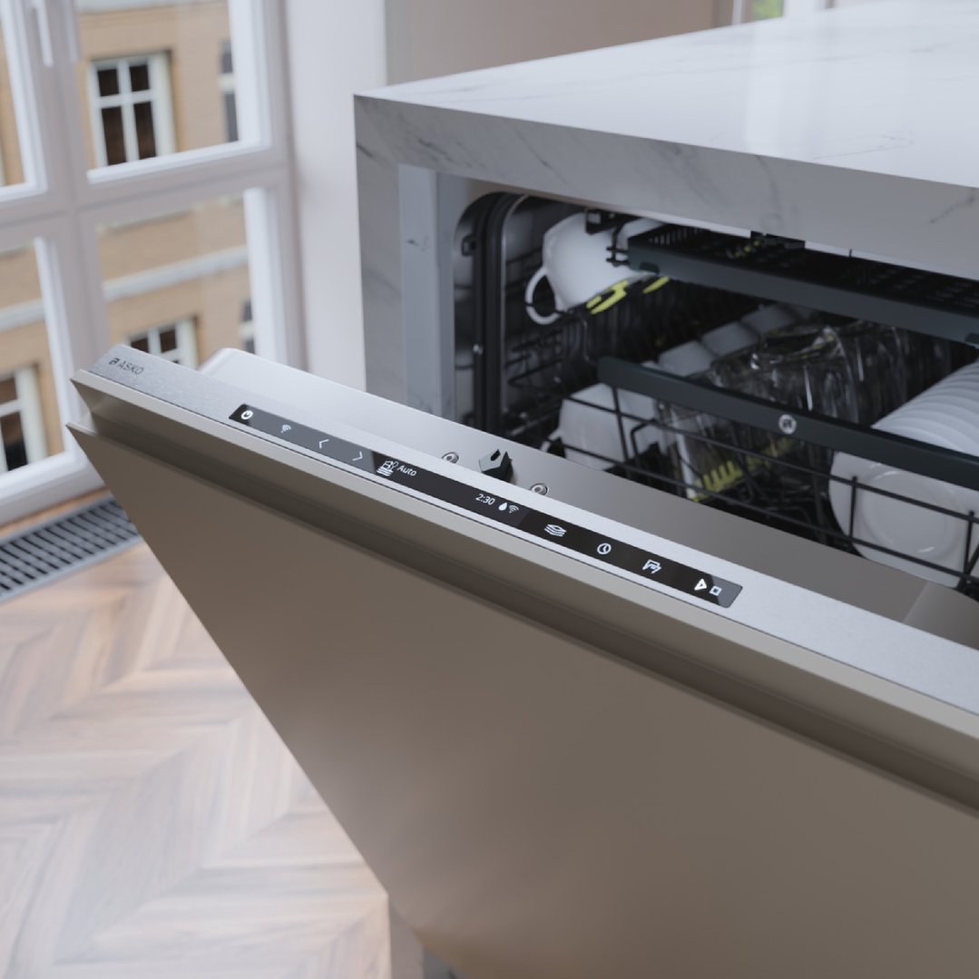 Asko 86cm XXL Dishwasher Fully Integrated with Sliding Door Style DSD767UXXLAU