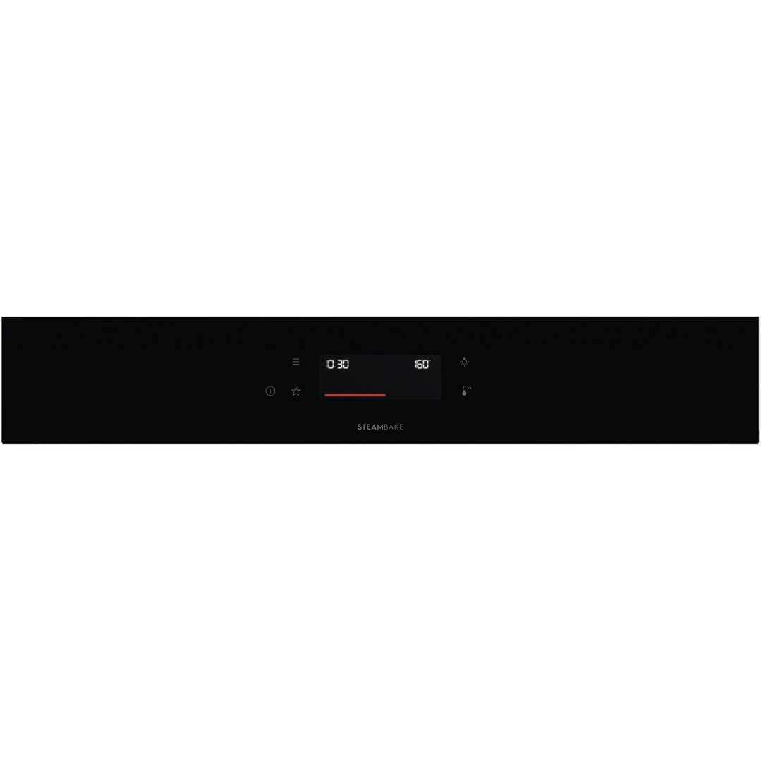 Electrolux 60cm Pyrolytic Oven with SteamBake, Black - 500 Series EVEP6615DF