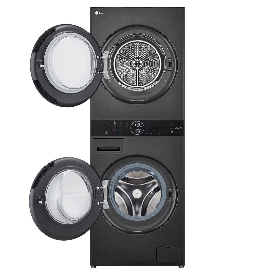 LG 12/9kg Black WashTower Stacked Washer Dryer WWT-1209B
