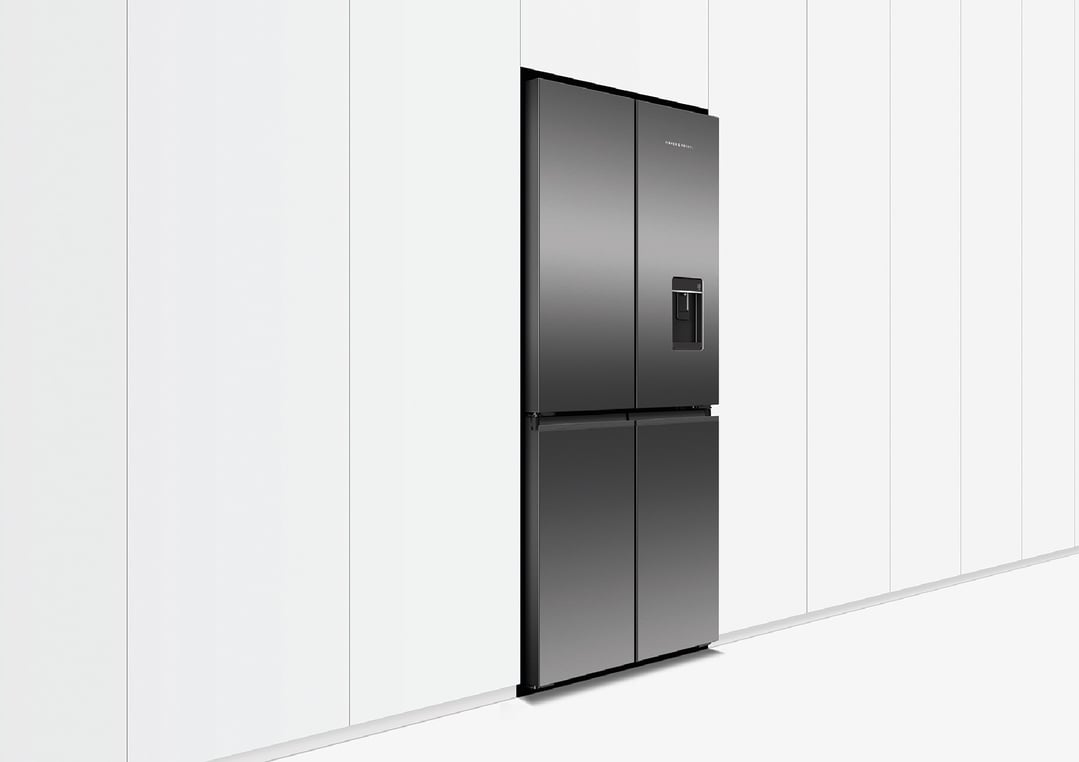Fisher & Paykel 498L Series 7 Quad Door Refrigerator Freezer, Ice & Water RF500QNUB1