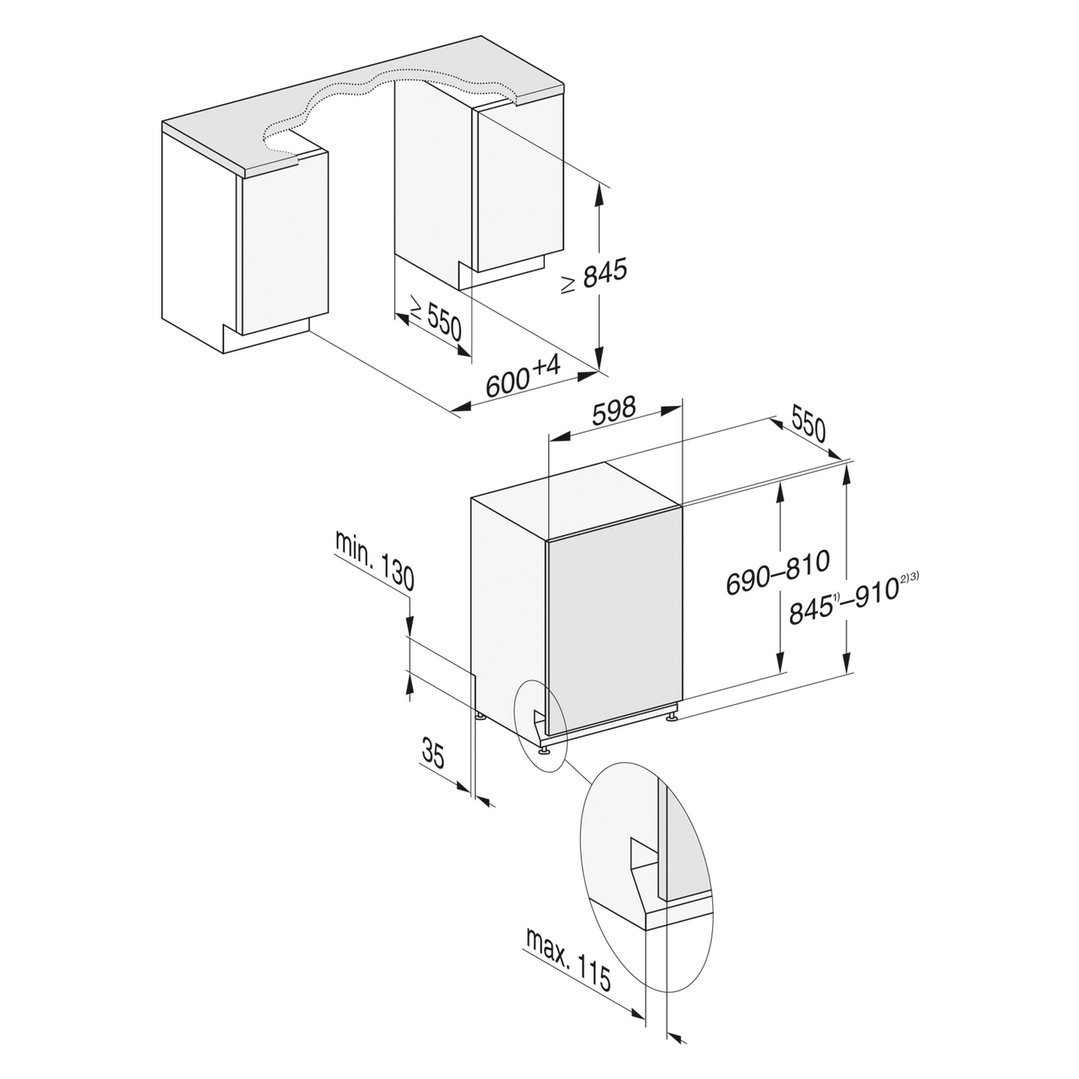 Miele 60cm XXL Fully Integrated Dishwasher with AutoOpen Drying, PowerDisk and Additional Cup Rack G7659SCVIXXL
