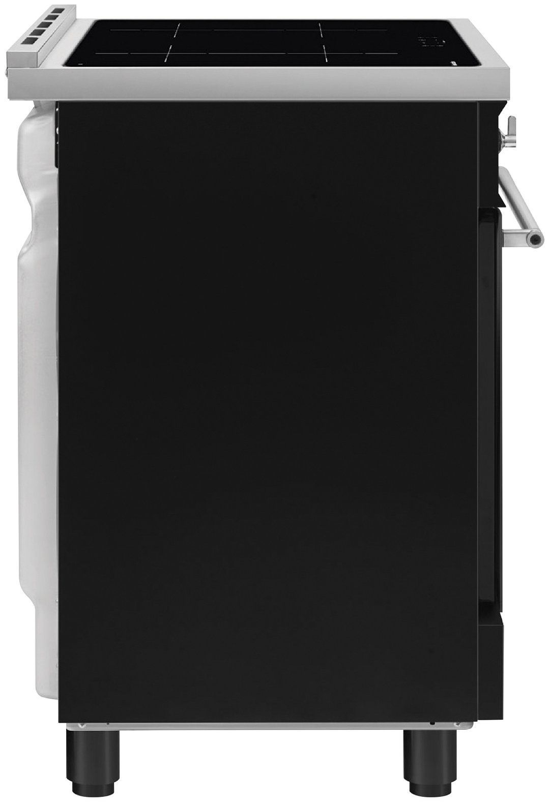 Smeg 60cm Classic Pyrolytic 4 Zone Induction Freestanding Cooker - Gloss Black C6IPBLT2